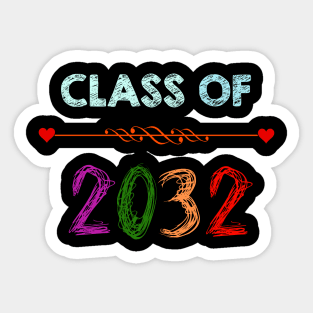 Class of 2032 t-shirt graduation shirt, grad shirt, class of shirt Sticker